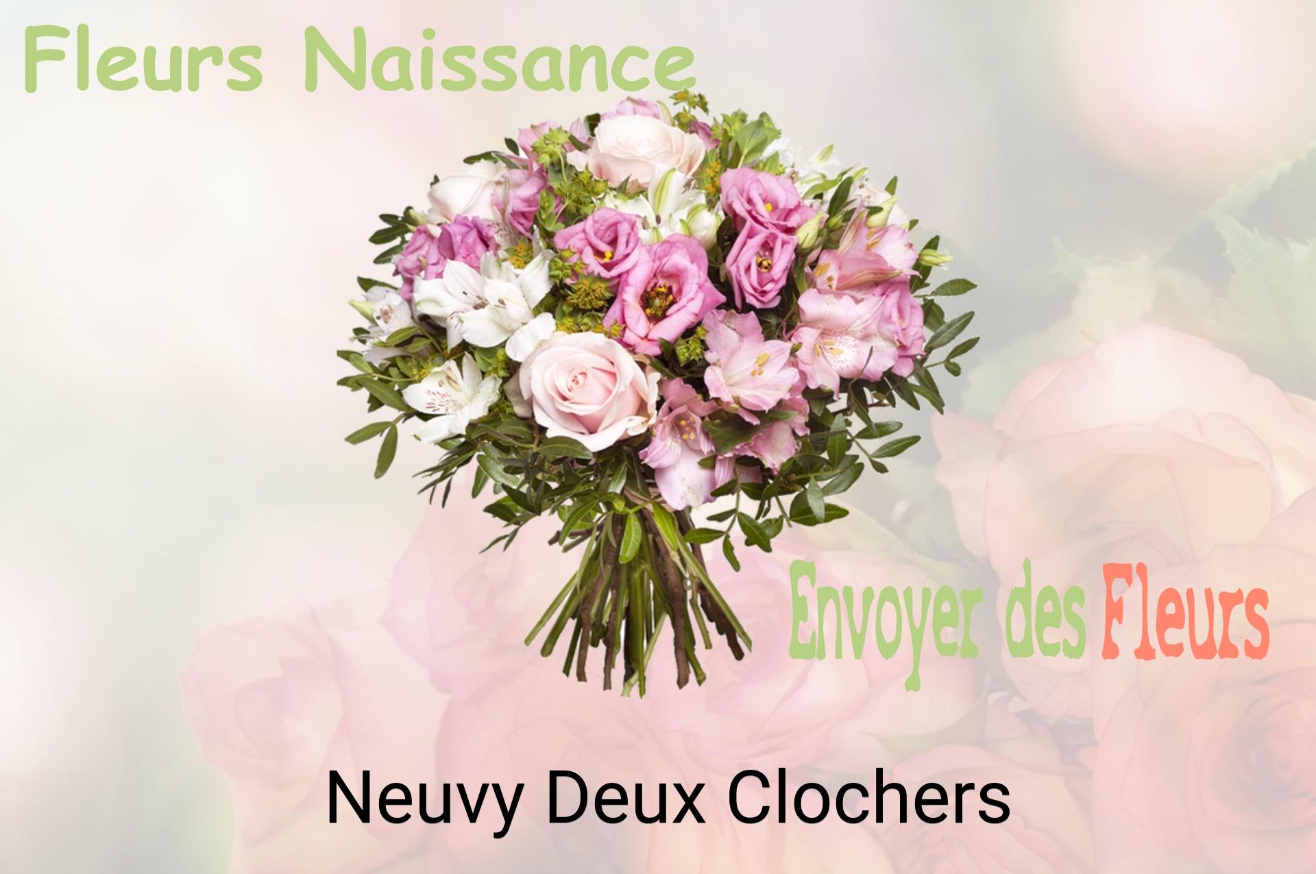 Bouquet de fleurs de naissance livré à Neuvy-Deux-Clochers