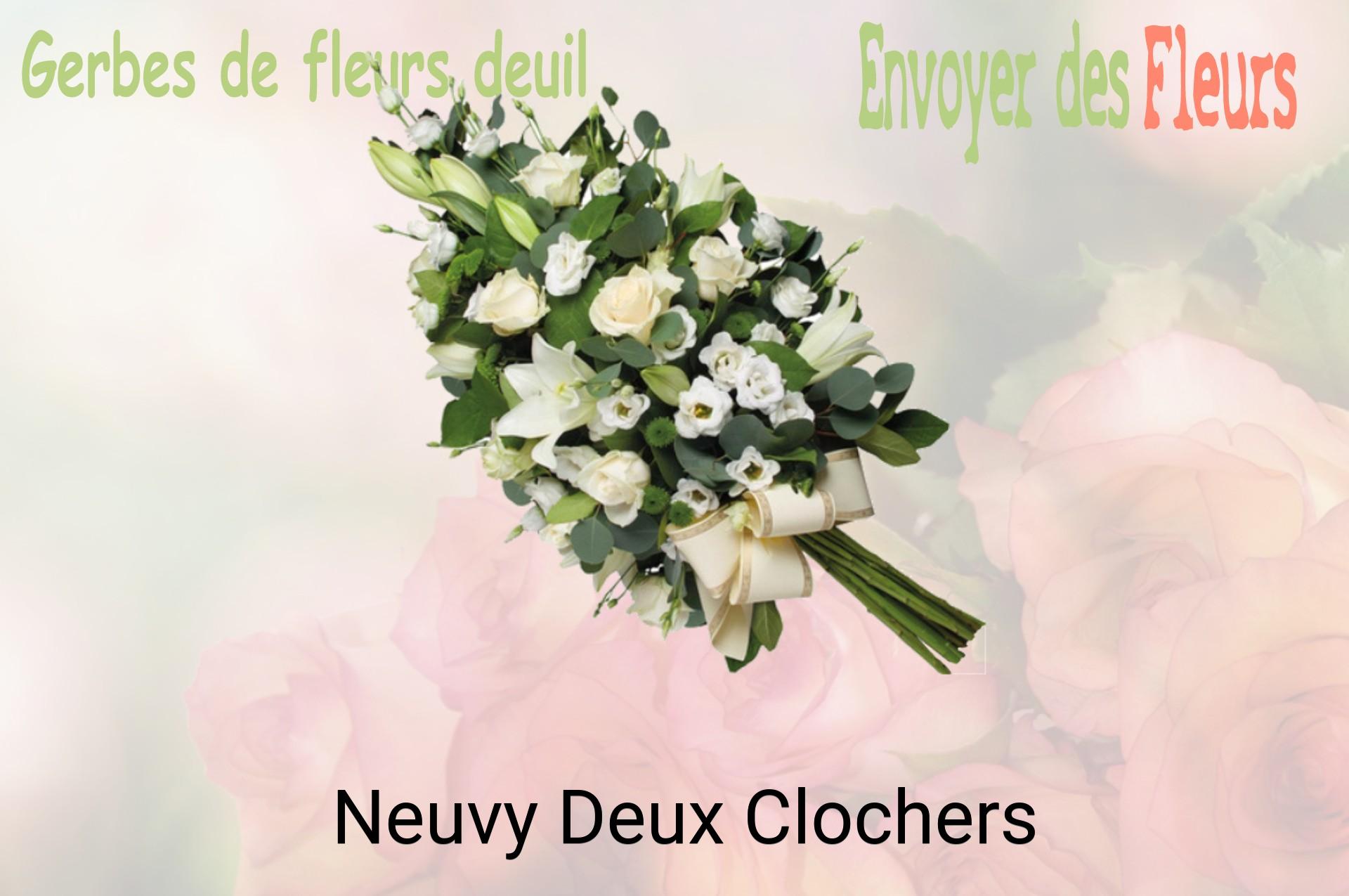 Gerbe de fleurs de deuil livrée à Neuvy-Deux-Clochers